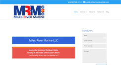 Desktop Screenshot of milesrivermarine.com